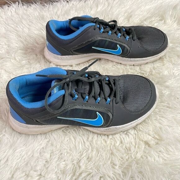 Nike Women Flex Trainer 4 643083 005 Cross Running Shoe Sneaker Gray Blue Size 8 - Picture 3 of 10